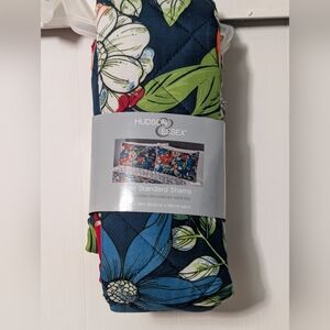 NWT Hudson Essex Floral Standard Shams 20in x 26in